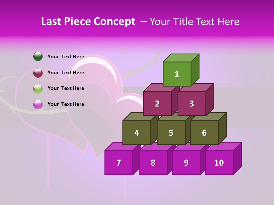 Pink Twice Black PowerPoint Template