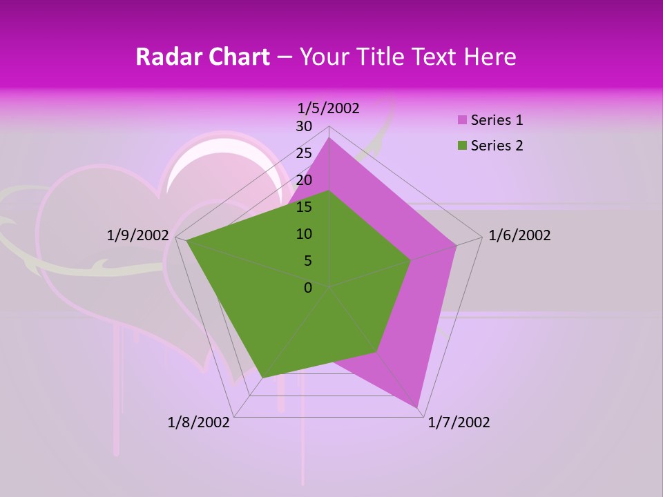 Pink Twice Black PowerPoint Template