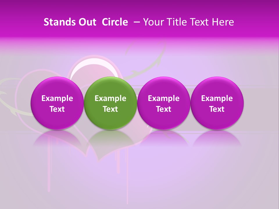 Pink Twice Black PowerPoint Template