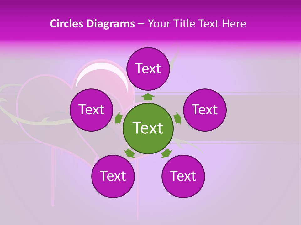 Pink Twice Black PowerPoint Template