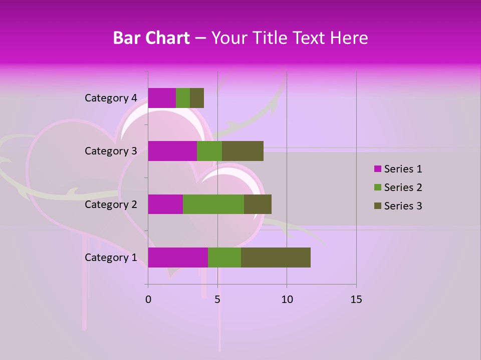 Pink Twice Black PowerPoint Template