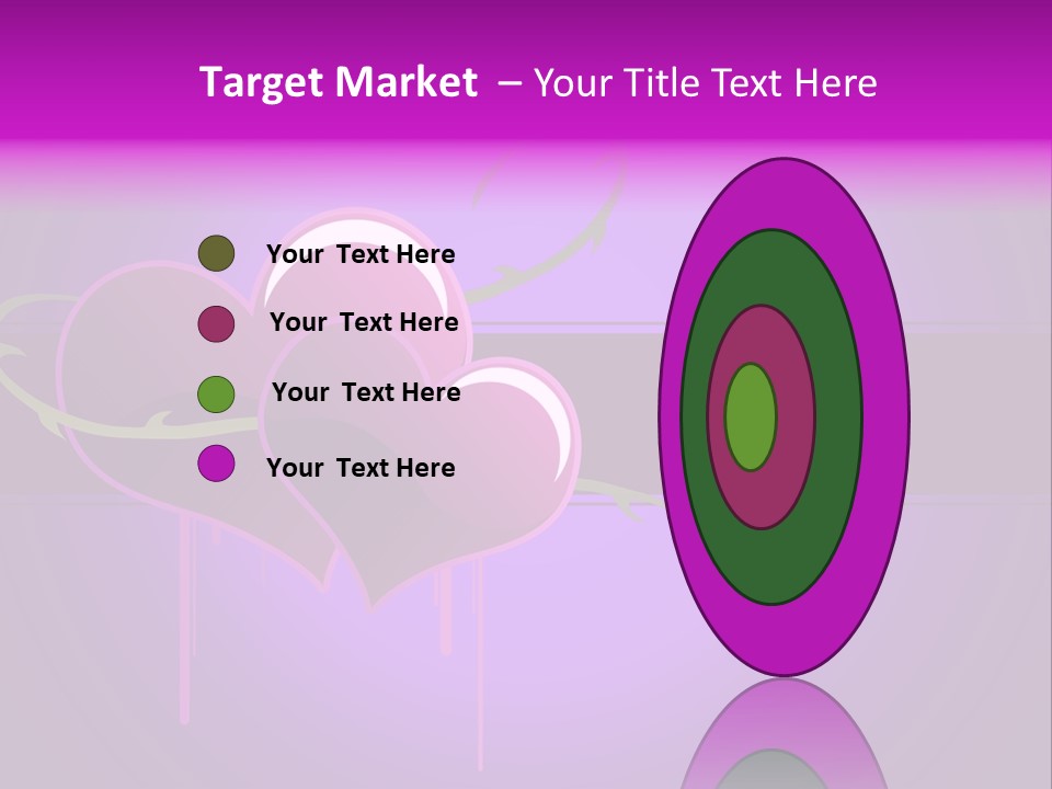 Pink Twice Black PowerPoint Template