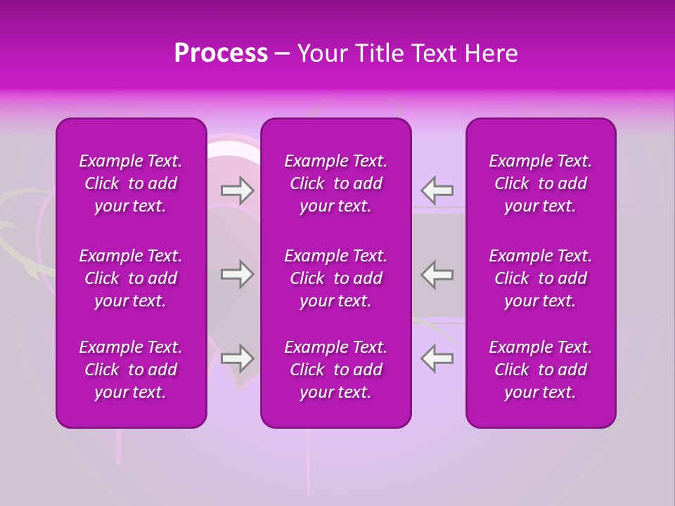 Pink Twice Black PowerPoint Template