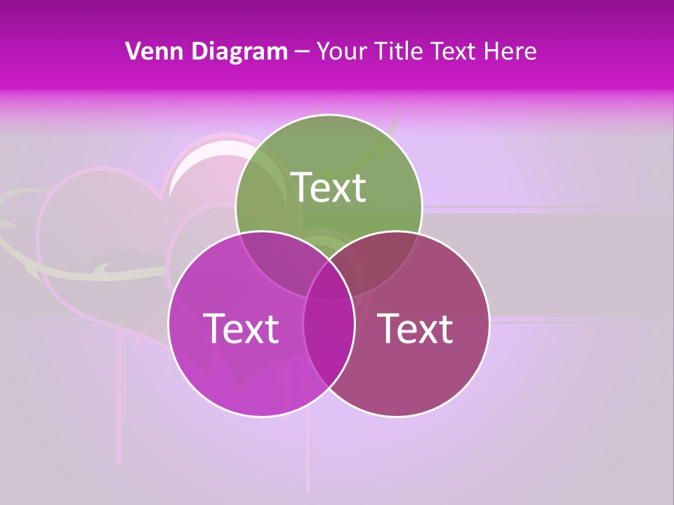 Pink Twice Black PowerPoint Template