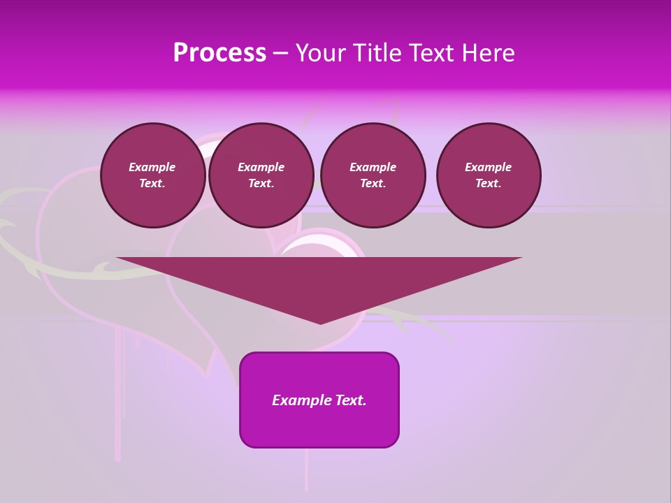 Pink Twice Black PowerPoint Template