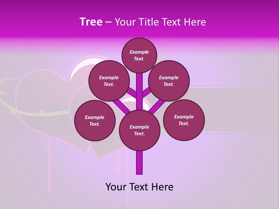 Pink Twice Black PowerPoint Template