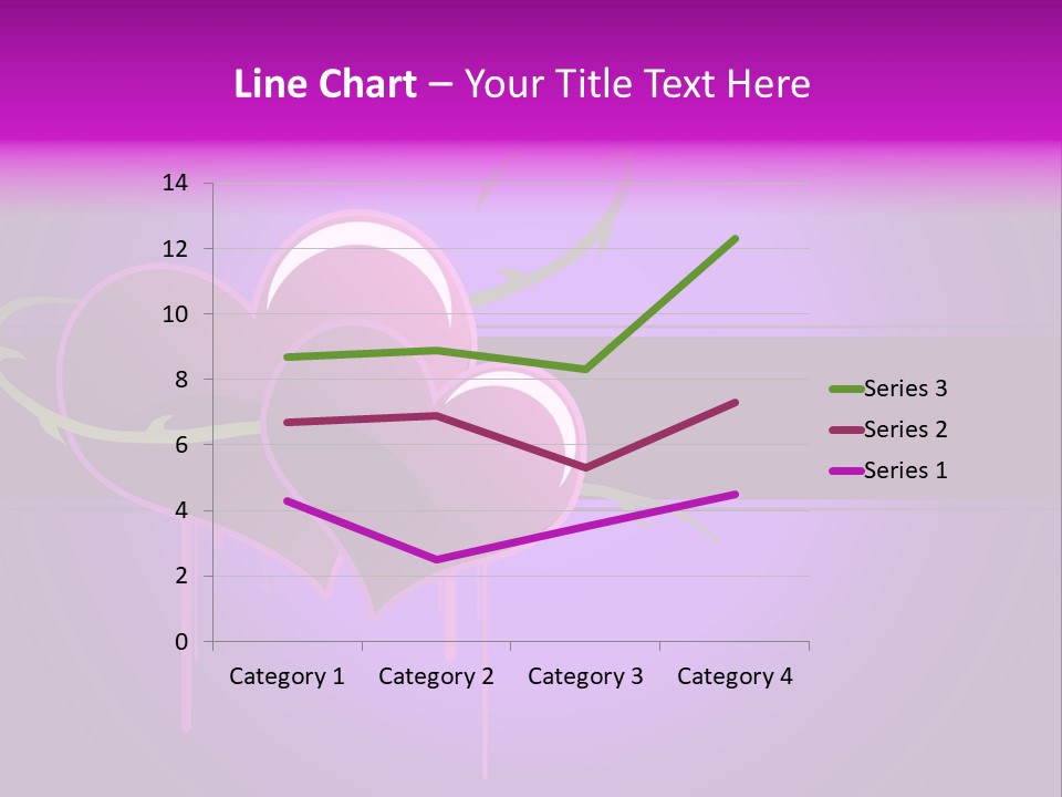 Pink Twice Black PowerPoint Template