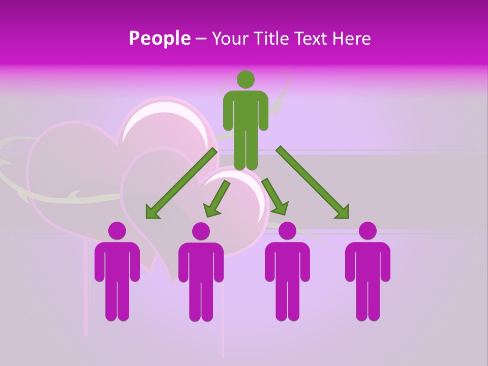 Pink Twice Black PowerPoint Template