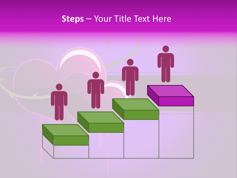 Pink Twice Black PowerPoint Template