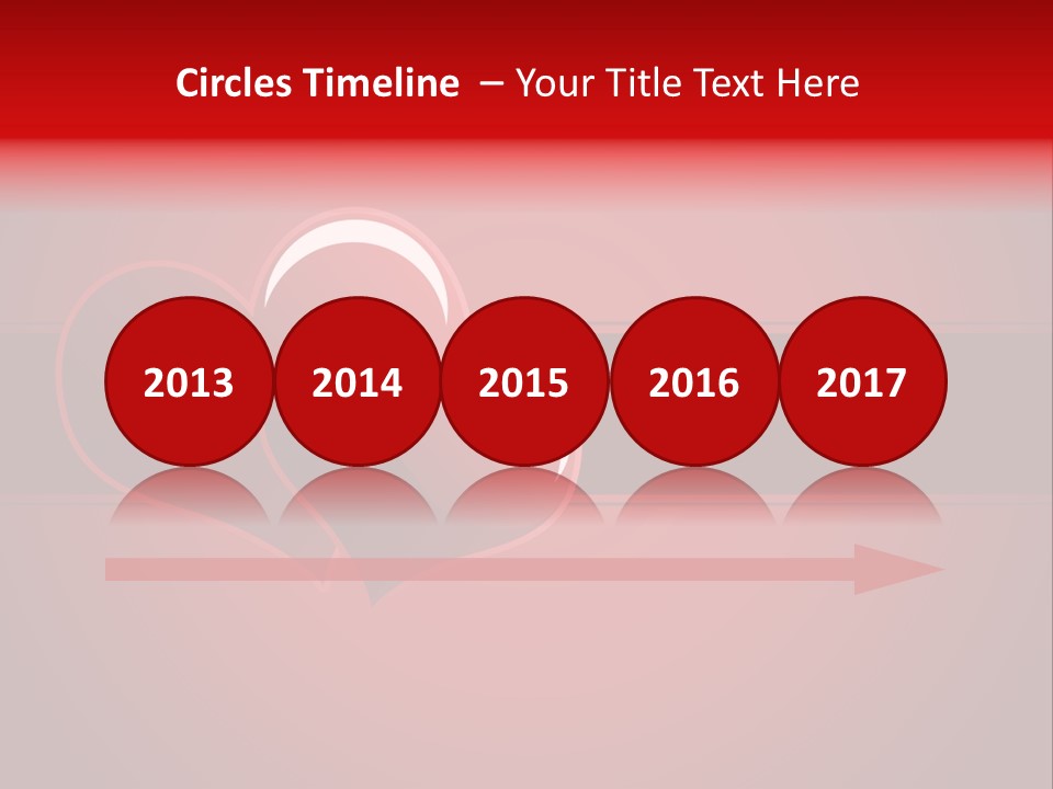 Ideal Background Two Hearts PowerPoint Template