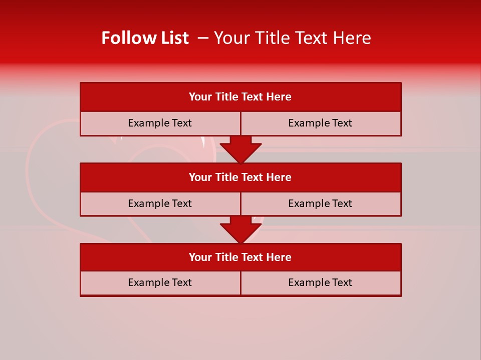 Ideal Background Two Hearts PowerPoint Template