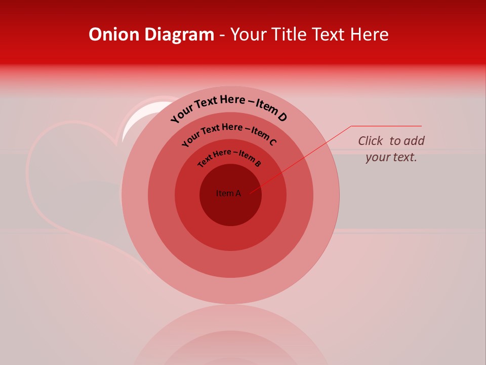 Ideal Background Two Hearts PowerPoint Template
