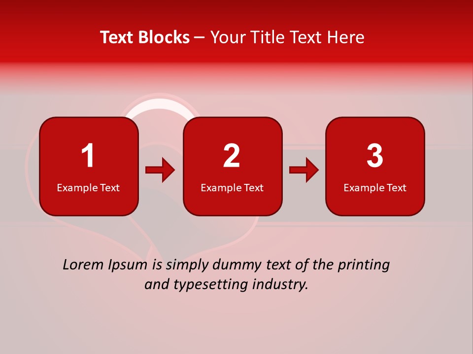 Ideal Background Two Hearts PowerPoint Template