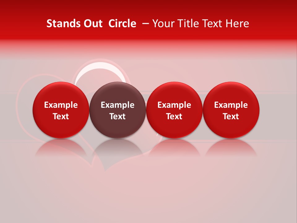 Ideal Background Two Hearts PowerPoint Template