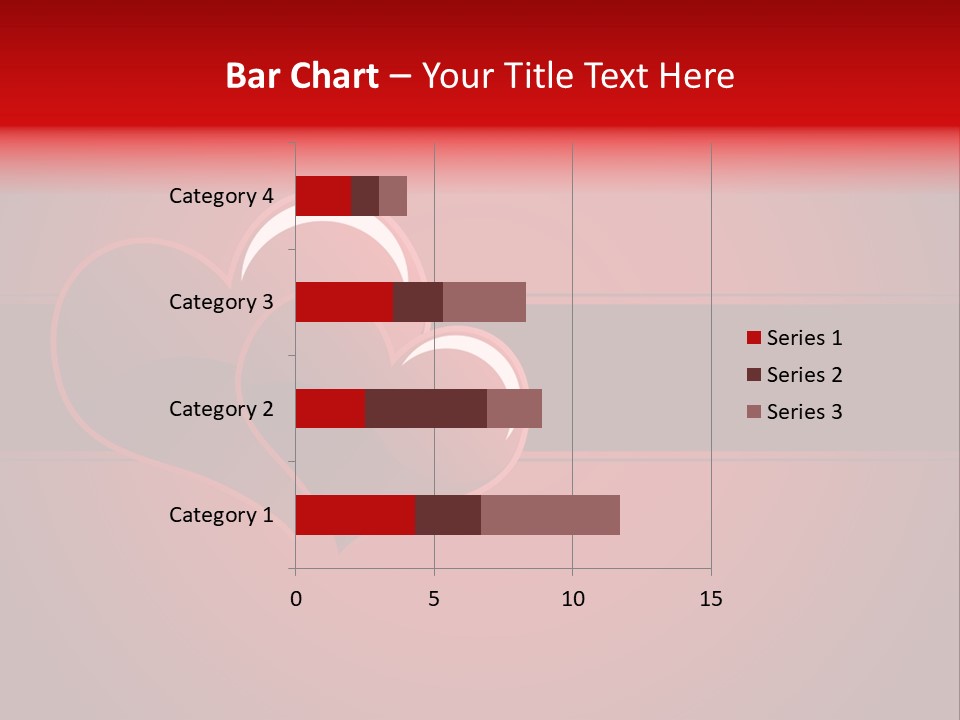 Ideal Background Two Hearts PowerPoint Template