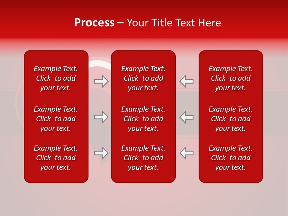 Ideal Background Two Hearts PowerPoint Template
