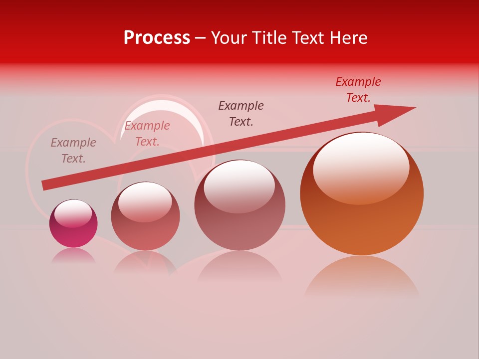 Ideal Background Two Hearts PowerPoint Template