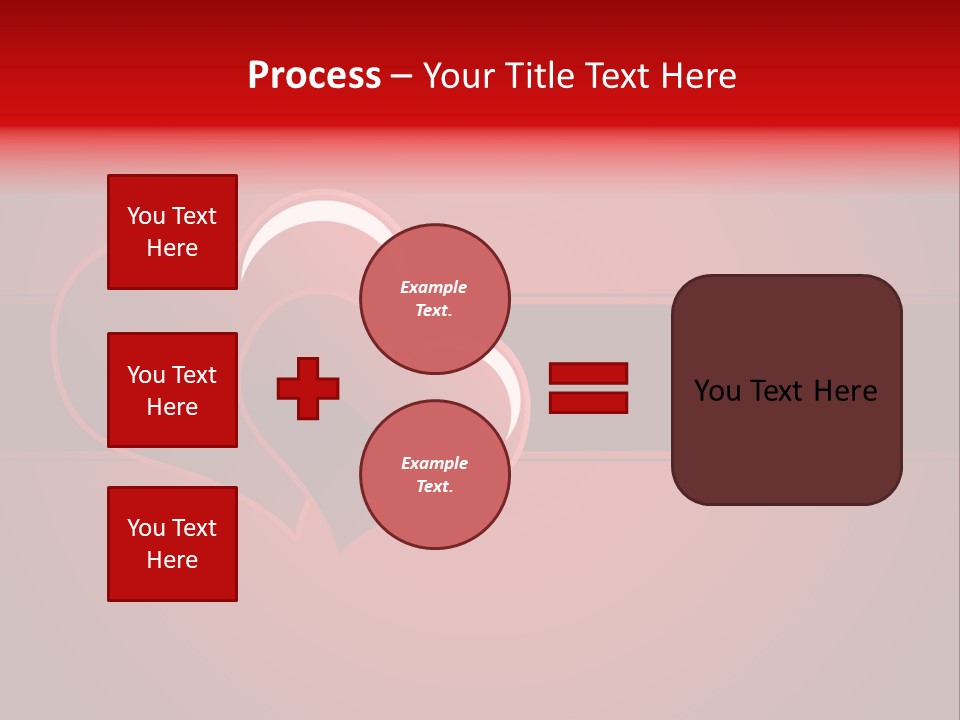 Ideal Background Two Hearts PowerPoint Template