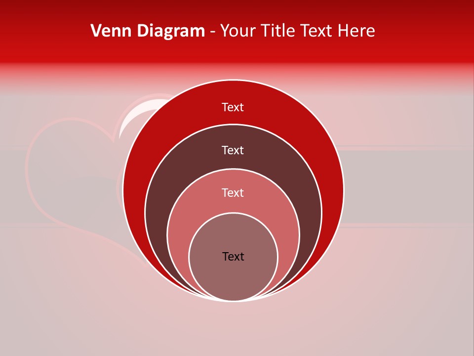 Ideal Background Two Hearts PowerPoint Template