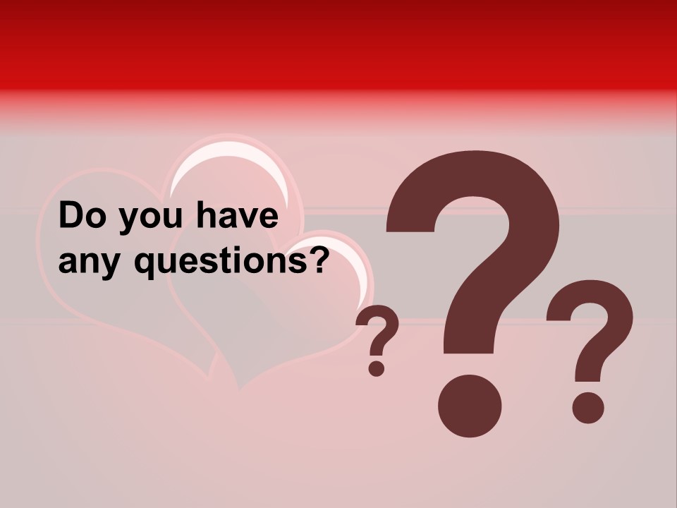 Ideal Background Two Hearts PowerPoint Template