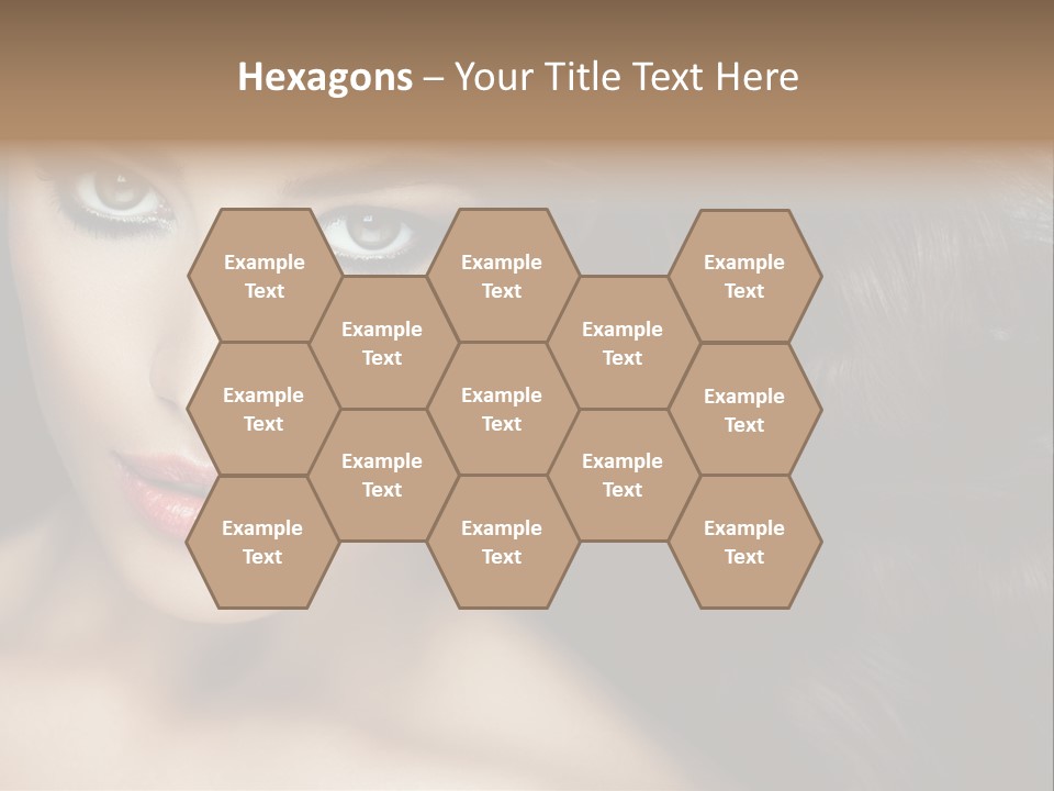 Beautiful Caucasian People PowerPoint Template