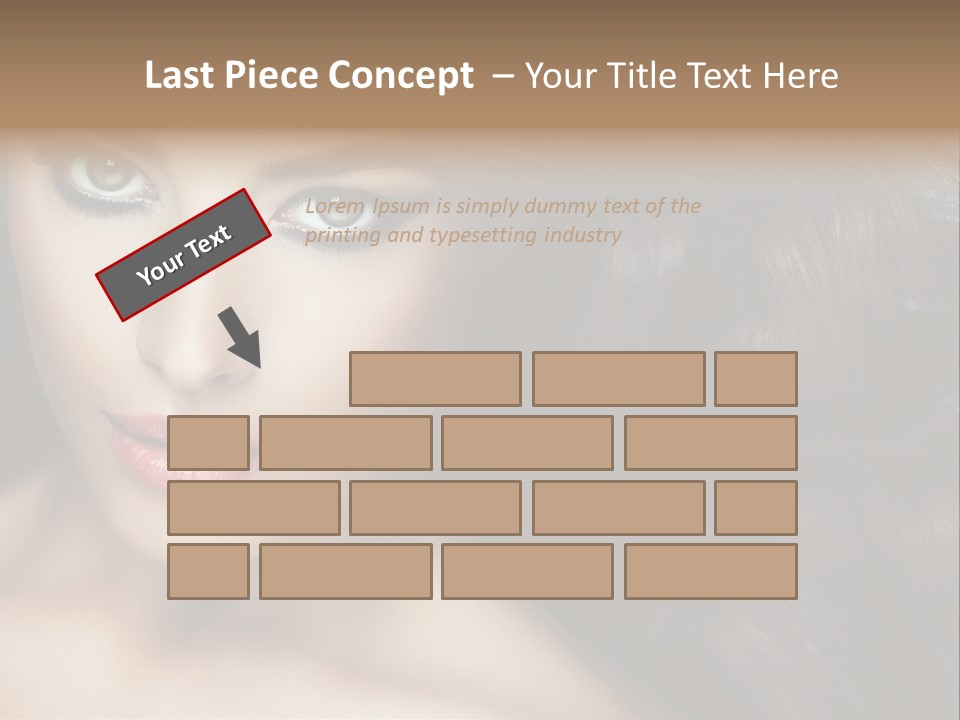 Beautiful Caucasian People PowerPoint Template