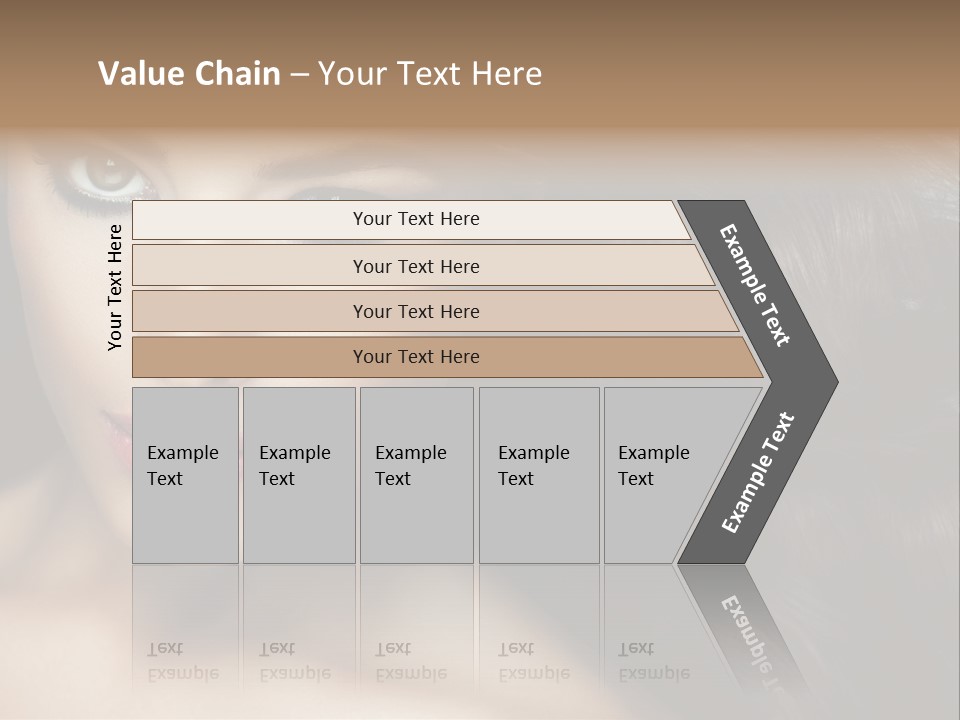 Beautiful Caucasian People PowerPoint Template