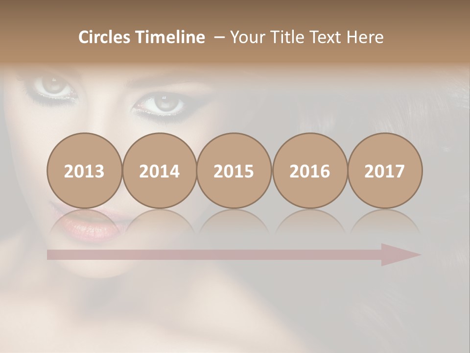 Beautiful Caucasian People PowerPoint Template