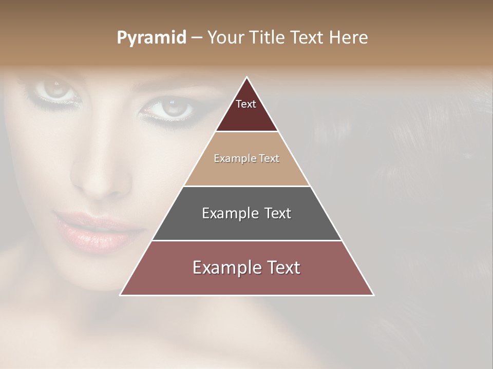 Beautiful Caucasian People PowerPoint Template