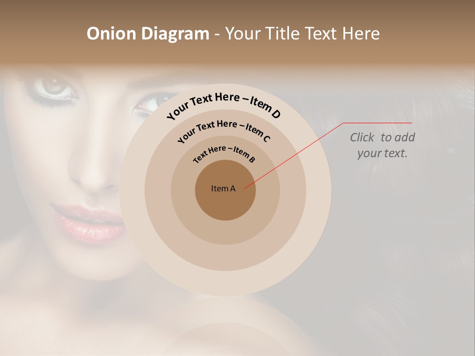 Beautiful Caucasian People PowerPoint Template