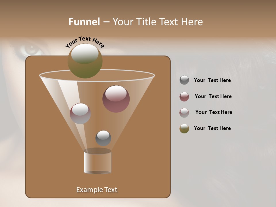 Beautiful Caucasian People PowerPoint Template