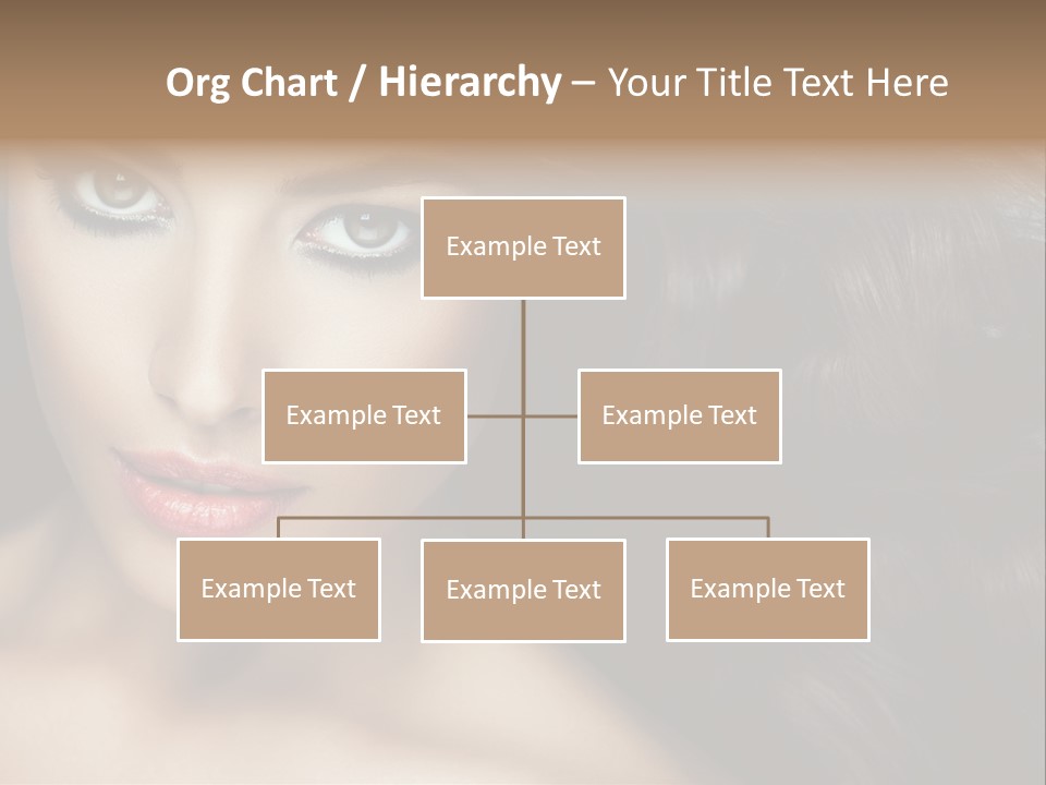 Beautiful Caucasian People PowerPoint Template