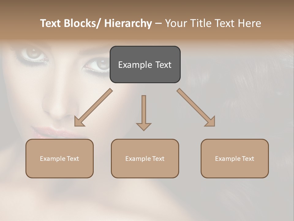 Beautiful Caucasian People PowerPoint Template