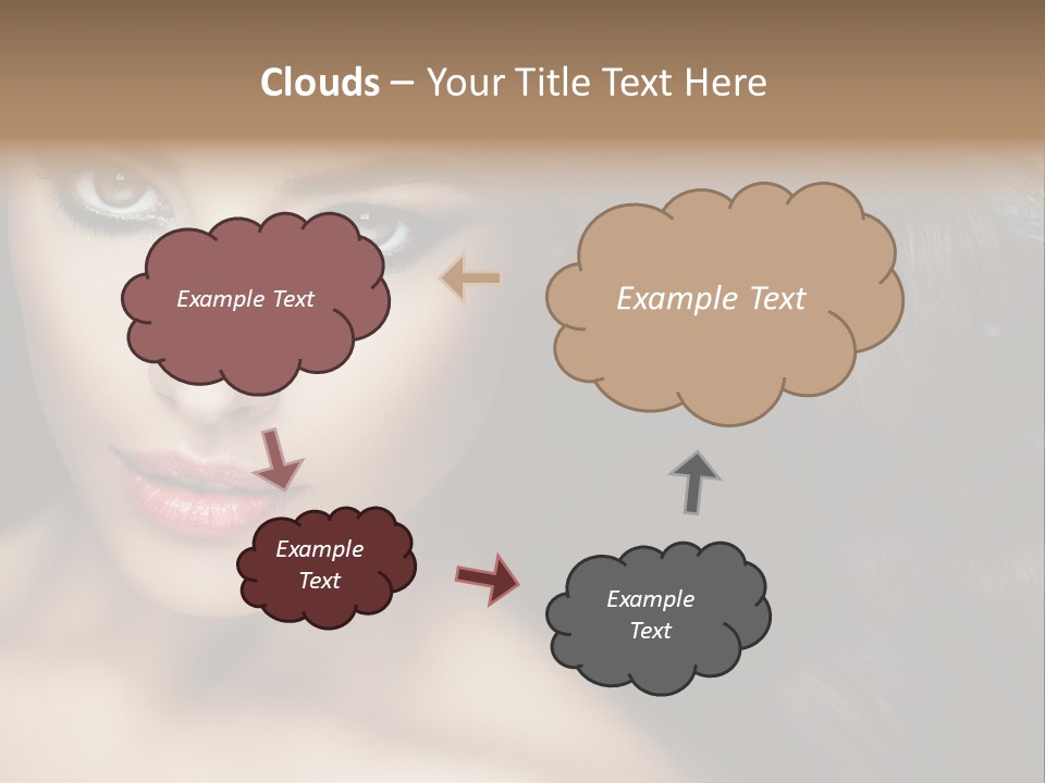 Beautiful Caucasian People PowerPoint Template