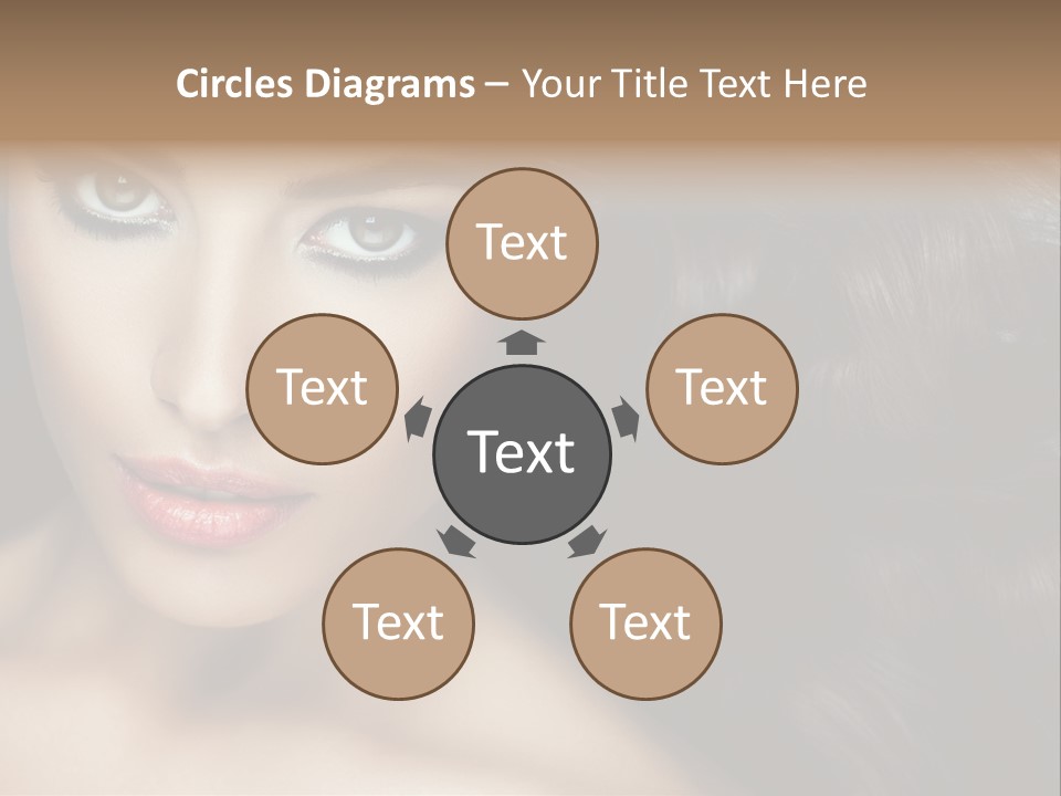 Beautiful Caucasian People PowerPoint Template