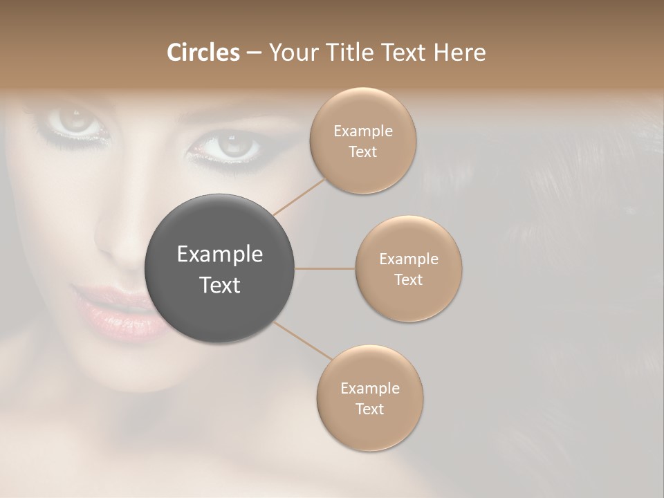 Beautiful Caucasian People PowerPoint Template