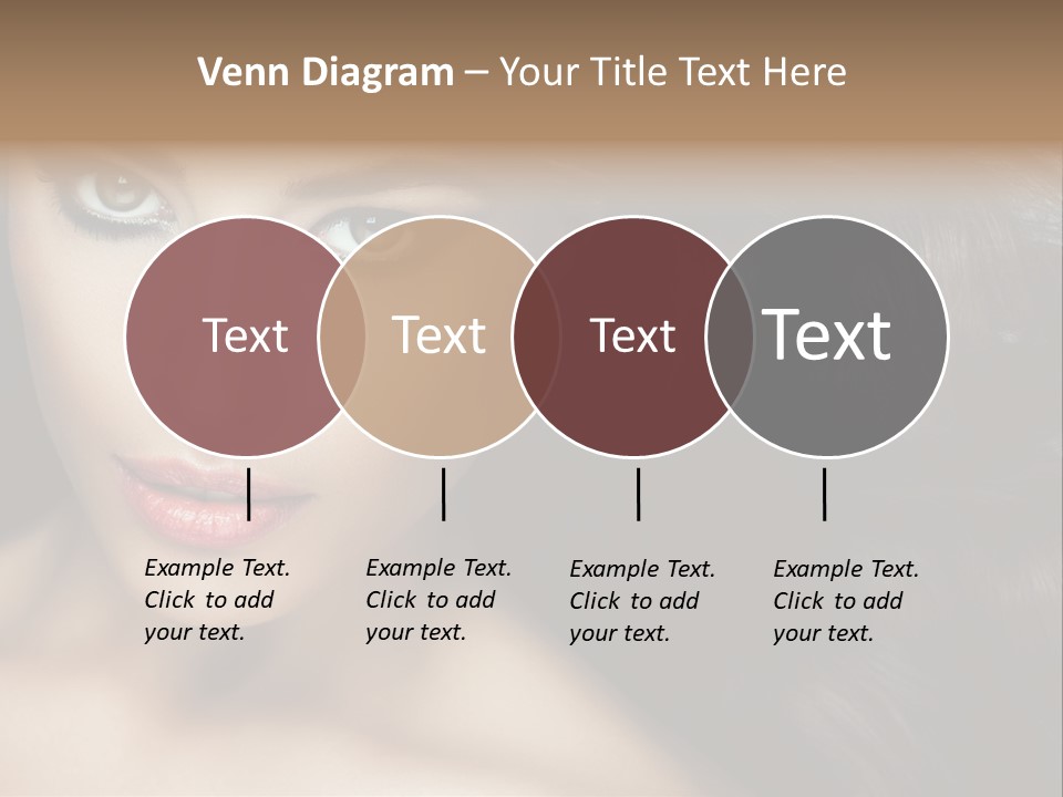 Beautiful Caucasian People PowerPoint Template