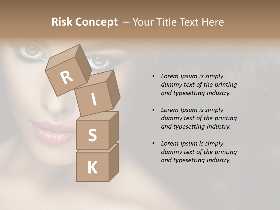 Beautiful Caucasian People PowerPoint Template