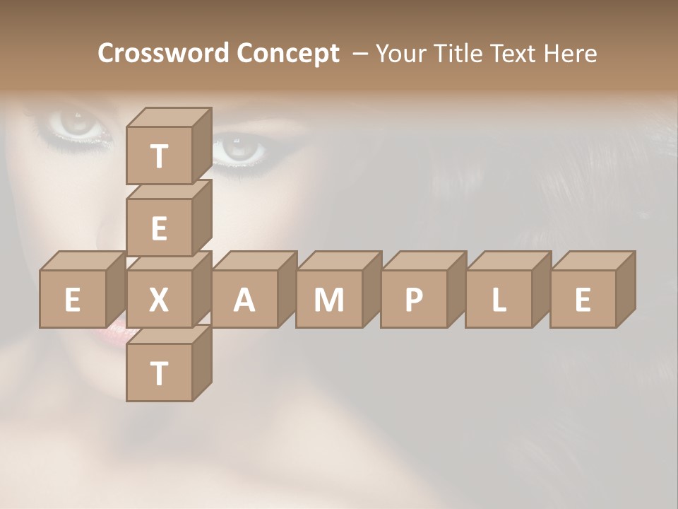 Beautiful Caucasian People PowerPoint Template