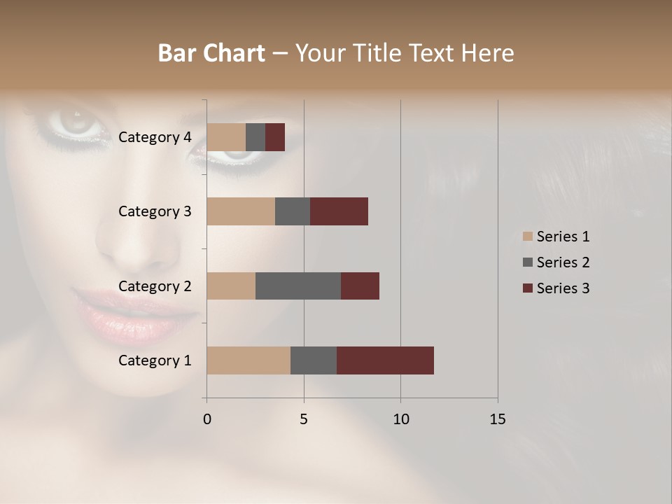 Beautiful Caucasian People PowerPoint Template