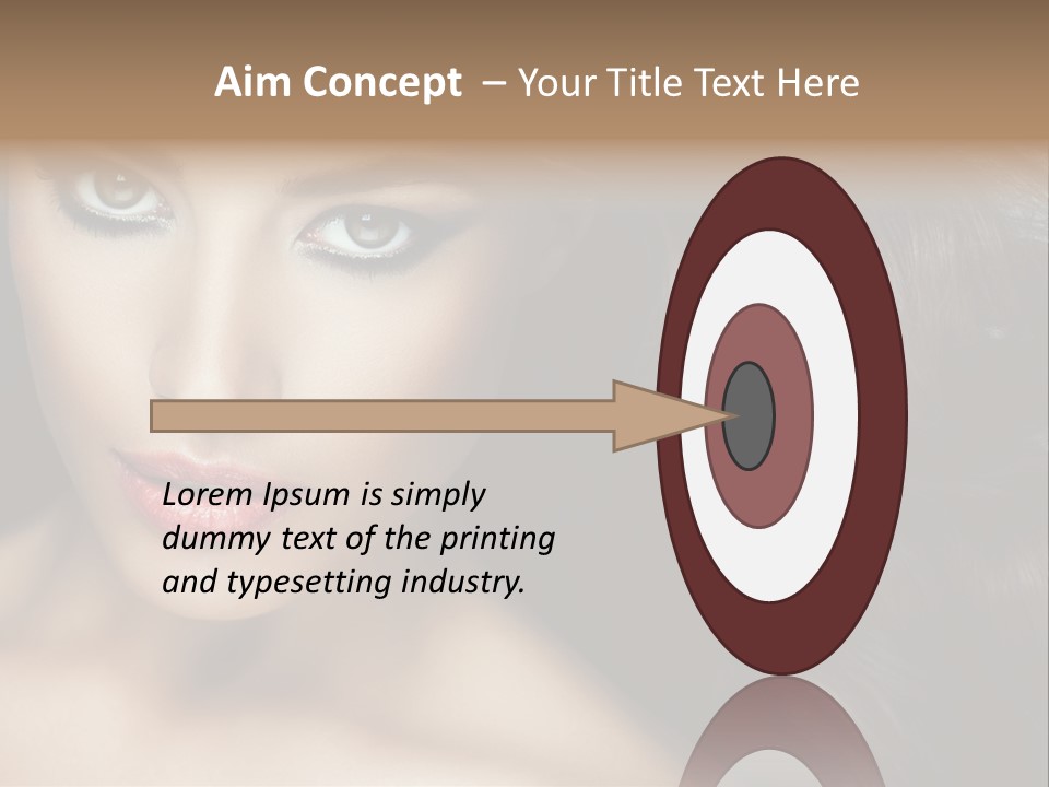 Beautiful Caucasian People PowerPoint Template