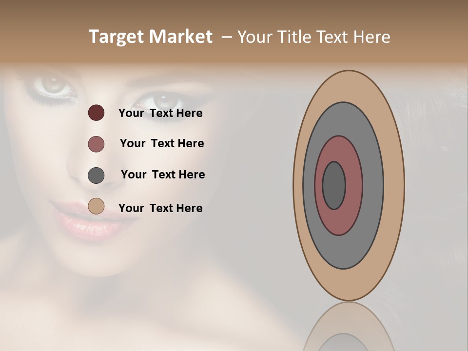 Beautiful Caucasian People PowerPoint Template