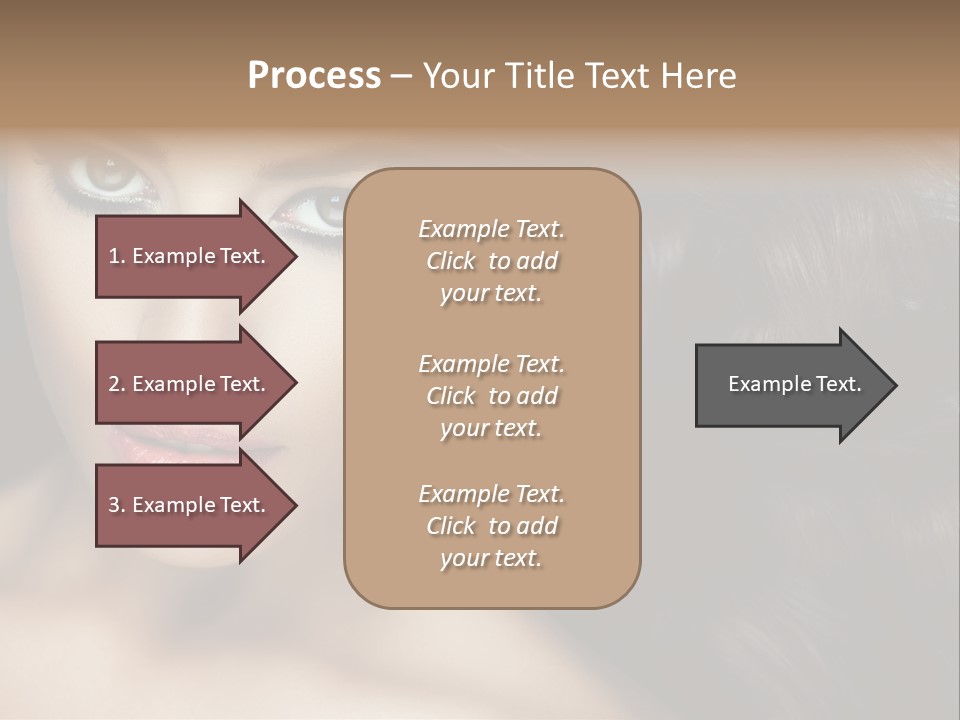 Beautiful Caucasian People PowerPoint Template