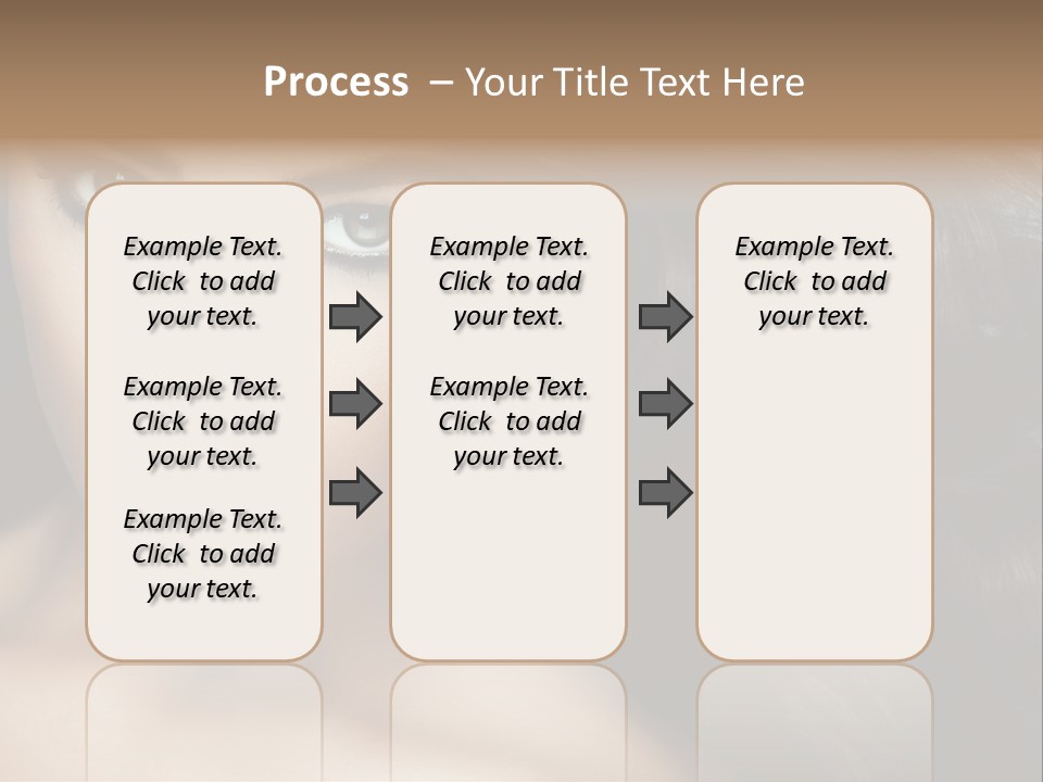 Beautiful Caucasian People PowerPoint Template