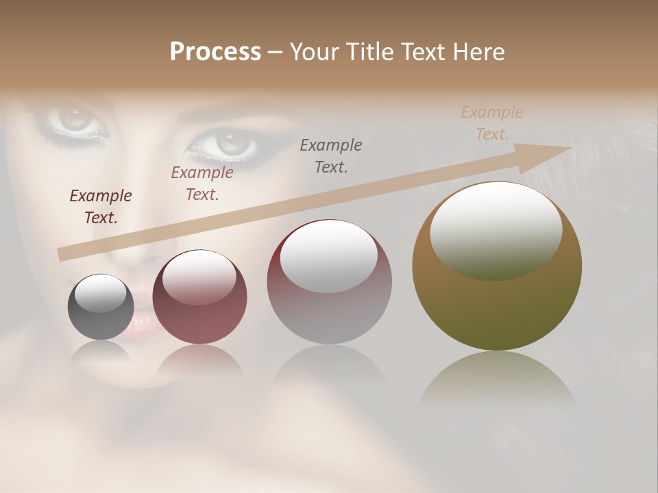 Beautiful Caucasian People PowerPoint Template