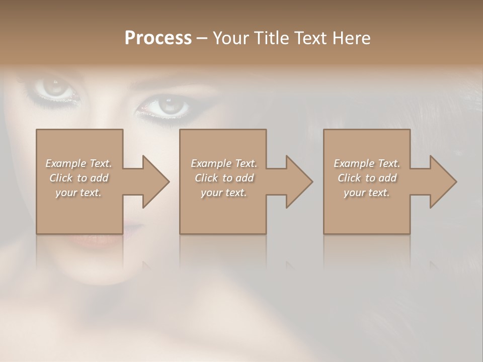 Beautiful Caucasian People PowerPoint Template