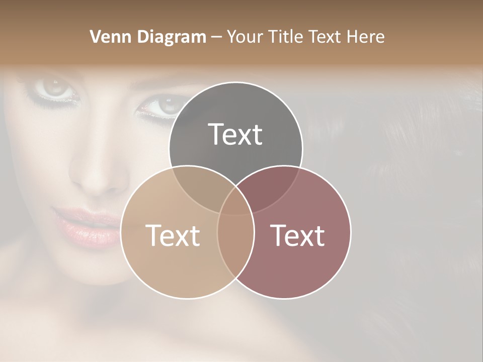 Beautiful Caucasian People PowerPoint Template