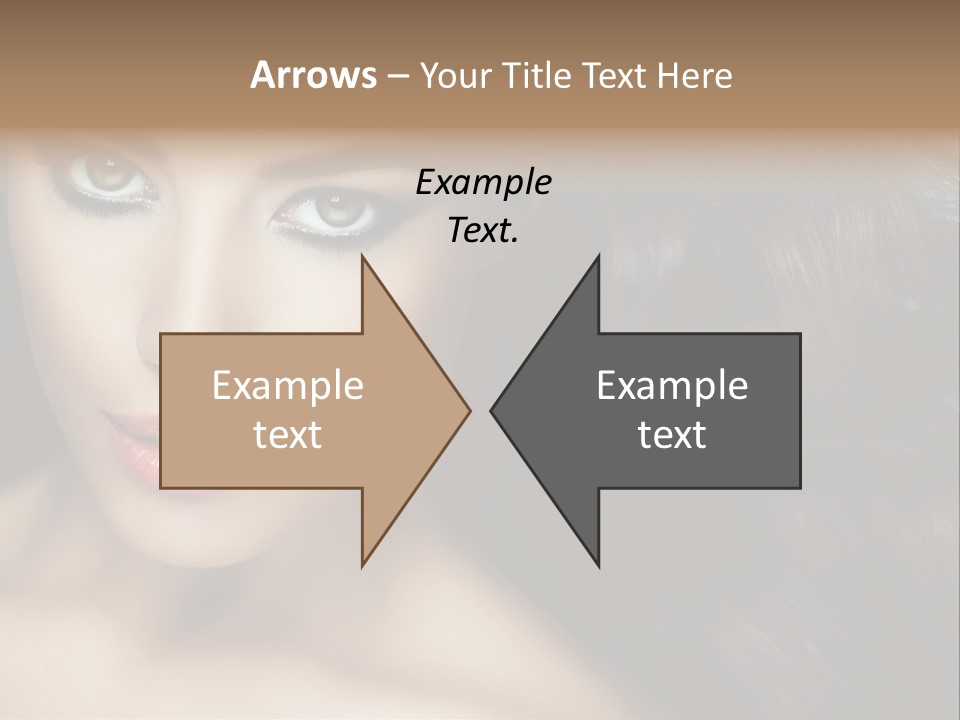 Beautiful Caucasian People PowerPoint Template