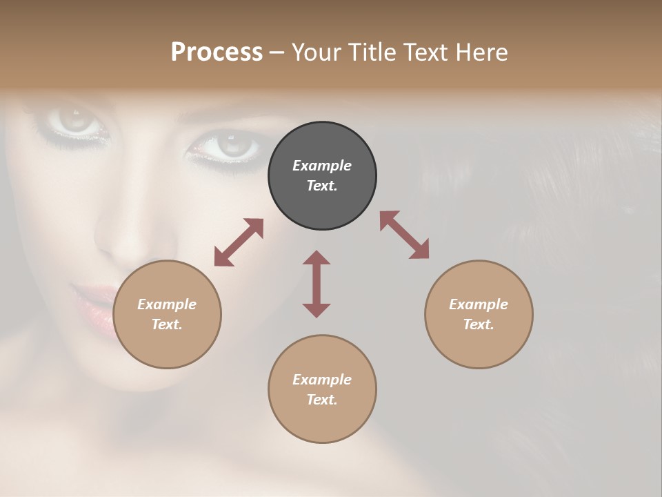 Beautiful Caucasian People PowerPoint Template