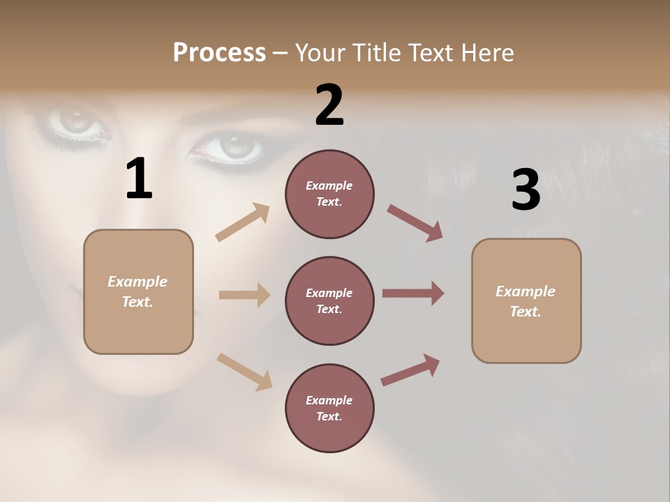 Beautiful Caucasian People PowerPoint Template